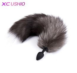 Silicone Anal Plug Fox Tail Plug Butt Plug Anal Sex Toys for Woman Adult Games Sex Products for Couples Anal Masturbator 07014803231