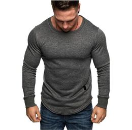 Men039s TShirts Mens Long Sleeve Spring Summer Slim Shirts Male Tops Casual Bodybuilding Personality Top9384883