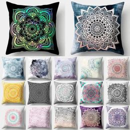 Pillow 1Pcs Mandala Pattern Decorative Pillows Polyester Cover Home Living Room Decoration Sofa 40508