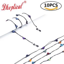 10pcs Eye Glasses String Holder - Premium Beaded Eyeglass Holders Around Neck - Eyeglass Necklace Chain Cord for Women 240527