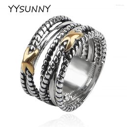 Cluster Rings Vintage Twisted Wire Ring Fashion Jewelry Copper Men Women Birthday Gift
