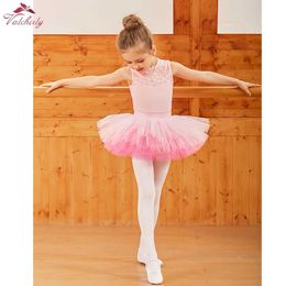 Dancewear Girls Dance Skirt Ballet TUTU Four-Layer yarn Skirt Petticoat Princess Ballet Dance Tutu Skirt Kids Cake Skirt Chritsmas Hallow Y240524