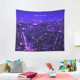 Tapestries Where Are You? Lost In Translation Vaporwave Aesthetic Tapestry Tapete For The Wall Things To Room Custom