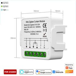 Tuya WiFi Curtain Blinds Switch Module For Roller Shutter Electric Motor Smart Life Control Work with Alexa Home