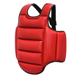 Reversible Taekwondo Protector Vest Adjustable Shield Karate Chest Guard for Adults Kids Martial Arts Heavy Punching Muay Thai