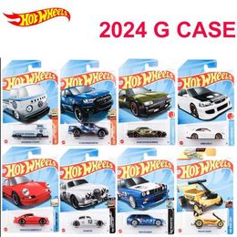 Cars Diecast Model Cars Hot Wheels Car G Case Diecast 1/64 Boys Toys Volkswagen T2 Pickup Honda Civic Lets Race Dragon Blaster Fiat Birthday Gift d240527