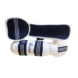 Sports Protectors of Taekwondo Karate Boxing Sanda Martial Arts One-time Arm with Elbow Shin Guards PU + EVA Material Protective
