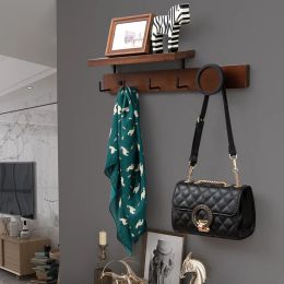 Wood Clothes Rack Corner Hanger Clothing Store Display Rack Wall Hanger for Hanging Clothes Entrance Hall Furniture