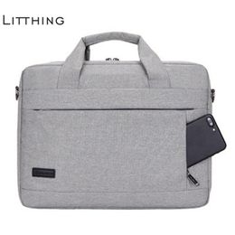 Litthing Large Capacity Laptop Handbag For Men Women Travel Briefcase Bussiness Notebook Bag For 14 15 Inch Macbook Pro Pc J190721 253k