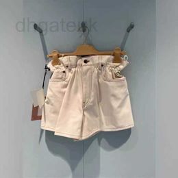 Женские брюки Capris Designer Brand 2024 весна/лето Новый эластичный цветочный бутон высокая талия.