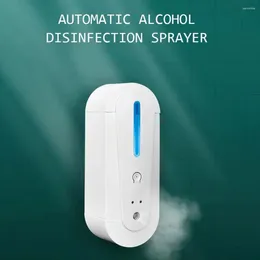 Liquid Soap Dispenser Wall-mounted Smart Alcohol Atomizer Hand Disinfection Machine Non-contact Automatic Induction