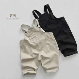 Overalls Rompers 18M-6Y Spring Lace Backpack Korean casual jumpsuit boys and girls lace woven WX5.26