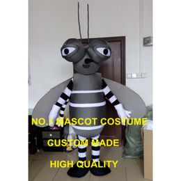 black mascot costume High quality adult mosquito insect costumes carnival fancy dress suit for sale 2462 Mascot Costumes