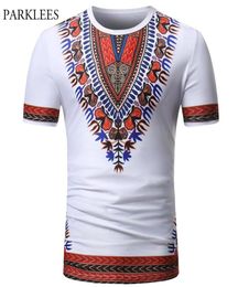 African Dashiki T Shirt Men 2020 Summer Brand Short Sleeve Tee Shirt Homme Casual Slim Fit O Neck Dashiki Print Male Tshirts4310756