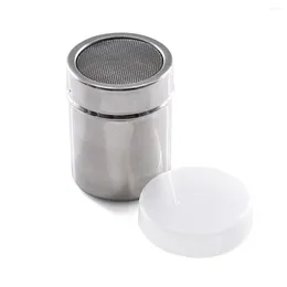 Dinnerware Sets Dense Hole Stainless Steel Flour Container Shaker Pour Cooking Shakers Lids Seasoning