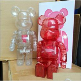 Movie Games Newest 400% 28Cm Bearb The Abs Design Of Hearts Fashion Bear Figures Toy For Collectors Art Work Model Decoration Toys Dro Otnm6