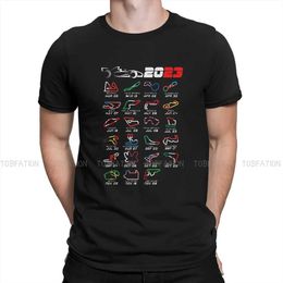 Cycling Shirts Tops F1 Car Racing Race Cars 2023 Circuits Colours Tshirt Homme Men Clothing 4XL 5XL 6XL 100% Cotton T Shirt