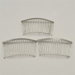 50pcs Black gold silver 20 Teeth Wedding Bridal DIY Wire Metal Hair Comb Clips Hair Findings Accessories 269G