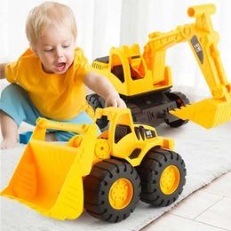Diecast Model Cars Childrens engineering truck toys snow sea beach games sand toys childrens gifts beach games sand excavators bulldozer sets S2452722catego