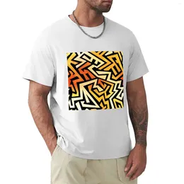 Men's Polos Minimalist Geometric Patterns T-shirt Short Sleeve Tee Quick Drying Big And Tall T Shirts For Men