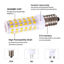 LED G9 G4 Bulb Light E14 7W 5W 3W LED Lamp AC 220V LED Corn Bulb SMD2835 360 Beam Angle Replace 30W 40W 60W Halogen Lamp
