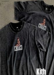 2022Clothing Vintage Kith Biggie Tee Ready to Die t Shirt Men Women High Quality Wash and Make Old Tshirt7302074