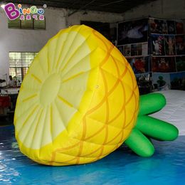 Inflatable cut fruit cartoon air model pineapple, lemon, strawberry fruit store opening ceremony