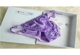 5 PACK 100 Pure Silk Women039s Sexy Bikini Briefs Panties Underwear Lingerie MS001 2011142400245