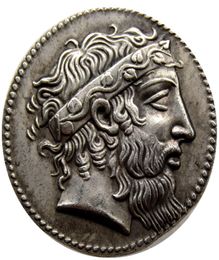 G09 Rare Ancient Greek Coin 415 Tetradrachm Craft Copy Coins Whole6326573