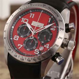 Hot sale Male watch for man quartz stopwatch mens chronograph watches stainless steel wrist watch leather band f02 219u