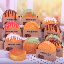 Decorative Flowers Artificial Bread Simulation Food Model Fake Wheel Croissant Home Decor Cake Shop Bakery Window Display Table