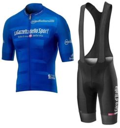 2020 Summer Tour De Italia Mens с коротким рукавом с коротким рукавами для велосипедных шорт на сухую одежду Mtb Bicycle Sports Uniform Y04153692113