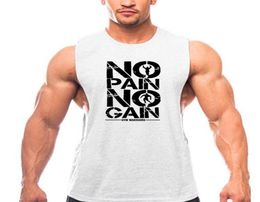 New Gym Tank Top Summer Cotton Sleeveless Shirt Casual Fashion Fitness Stringer Tank Top Men bodybuilding Clothing MXXL9779935
