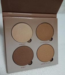 In stockHigh quality Make up Bronzers Highlighter makeup 4 colors eyeshadow Face Powder Blusher Palette DHL eye 3998521