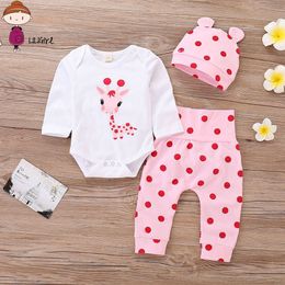 Liligril Clothes Polka Dot Neugeborenes Baby Outfits Set nie