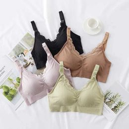 UBQ4 LQ78 Maternity Intimates Breakfeeding Bra Pregnant Women Underwear Materiality Nursing Clothes d240527