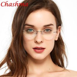 Pure Titanium Eyeglasses Rimless Optical Frame Prescription Spectacle Frameless Glasses For Male And Female Clear Lenses Fashion Sungla 309i