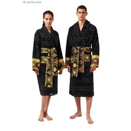 V Ersacee bathrobemens winter sleepwear Pyjamas lounges robe homewear men long bath robes spring hairy warm kimono bathrobe belt coat male Velvet 69