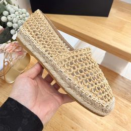 Casual Shoes For Women Size35-41 Espadrilles Weaving Loafers Flat Platform Leisure Flats Summer Designer Zapatos De Mujer