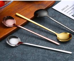 s Mini Coffee Spoon Stainless Steel Tea Spoon Gold Stirring Teaspoon Bar Restaurant Kitchen supplies Christmas Birthday Pa3274588