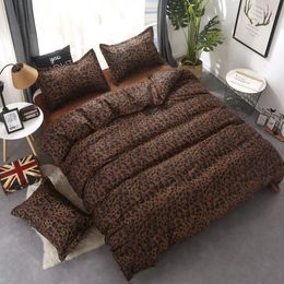 Bedding Sets 37Leopard 4pcs Girl Boy Kid Bed Cover Set Duvet Adult Child Sheets And Pillowcases Comforter 2TJ-61013