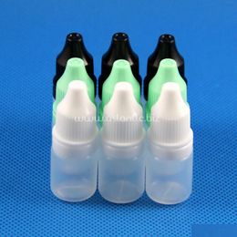 Packing Bottles Wholesale All-Match 100 Pcs 10Ml 1/3 Oz Plastic Dropper Tamper Proof Caps Tips Safe Ldpe E Vapor Cig Liquid 10 Ml Dr Dhpyl