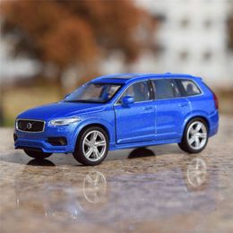 Diecast Model Cars Well 1 36 XC90 SUV Alloy Car Model Die Casting Metal Toy Car Model Simulation Series Pull Back Gift T240524