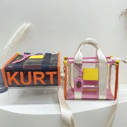 Shoulder Bags Kurt Geiger Clear Tote Bag 2024 Large Capacity Handbag Luxury Designer Brands Women's Fashion Trend Purse