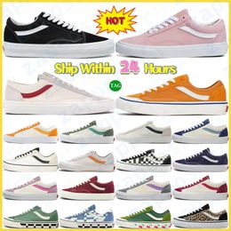 Klassiker Designerschuhe für Männer Frauen LX Schwarzes Schwarz Wildleder Marshmallow Rennen rote Creme Orange Tiefgrüne Herren lässige alte Skoolstil 36 Decon Sneakers Damen Trainer