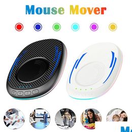 Keyboard Mouse Combos Accessories Jiggler Undetectable Mover Virtual Movement Simator With On/Off Switch For Computer Awakening Lock Dh0C9