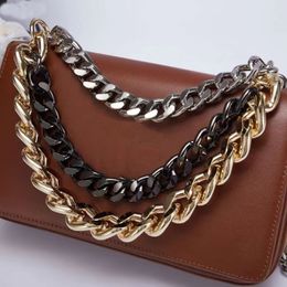 2021 premium leather hardware chain shoulder bag shape women's long print contrast 774682 messenger size 24cm 293G