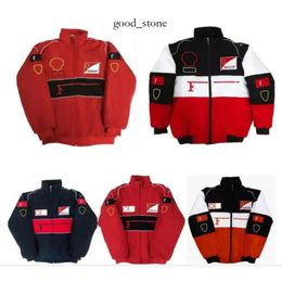 F1 traje de corrida outono e inverno logotipo bordado casual jaqueta de algodão f1 f1 um curto 542
