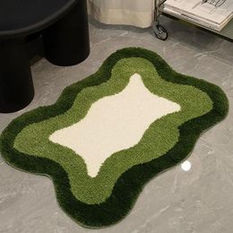 Bath Mats Bathroom Non-slip Floor Easy To Dry Clean Modern Simple Soft Absorbent Thickened Take Care Of