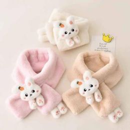 Scarves Plush Cartoon Faux Fur Scarf Warmth Thick Cold-Proof Collar Wraps Boys Girls